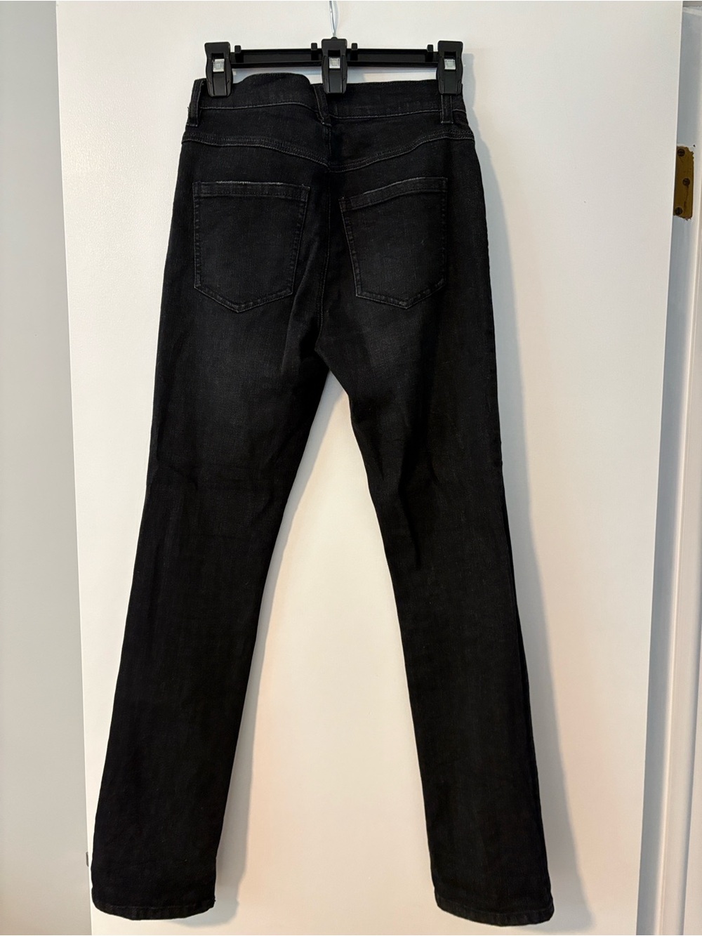 CAbi Black Button-Fly Straight Leg Jeans - Picture 9 of 10